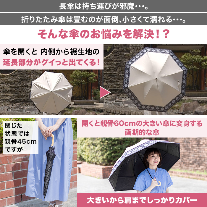 ひろがる木陰 マイシェードアンブレラ じゅん散歩 テレ朝通販