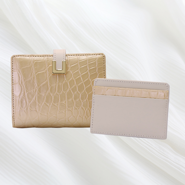 マットクロコダイル二つ折り財布 じゅん散歩 テレビ朝日 テレ朝通販