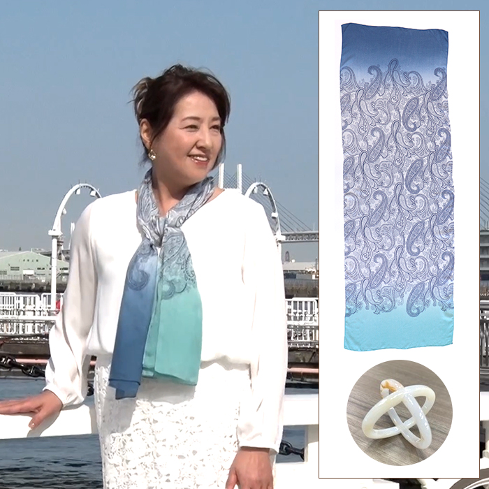 愛華みれプロデュース 横濱ストール特別セット じゅん散歩 テレビ朝日 テレ朝通販 ロッピング 愛華みれプロデュース 横濱ストール特別セット じゅん散歩 テレビ朝日