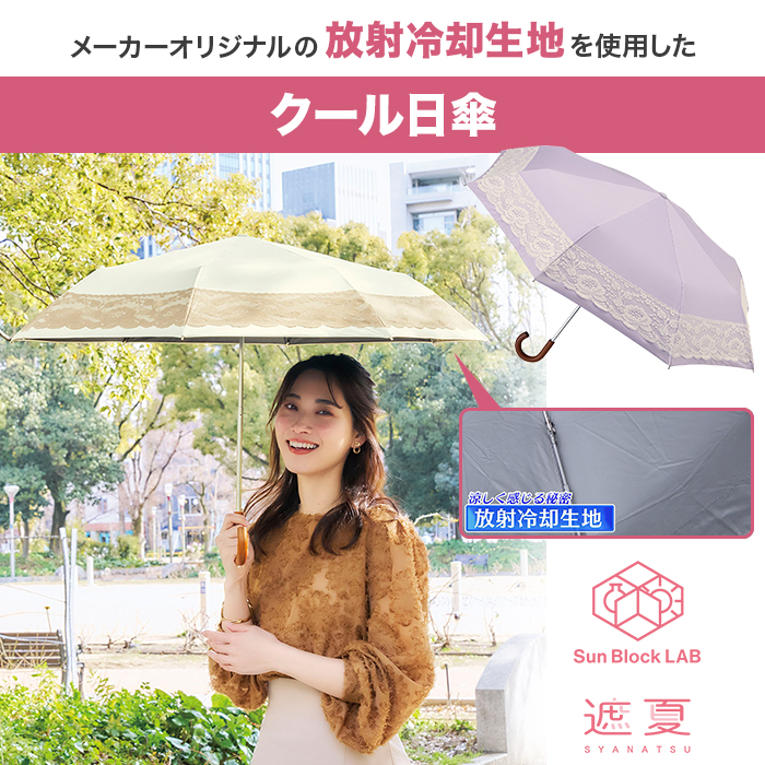【美品】シュトラスブルゴ　日傘 レディース雨傘】トラッド-08-ミッドナイトブルー｜トンボ洋傘