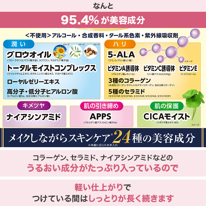セブンフロー グロウセラムファンデーション ケース+レフィル じゅん