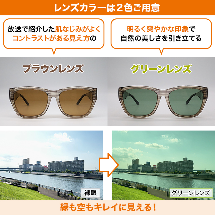 オーバーグラス じゅん散歩 テレビ朝日 テレ朝通販 ロッピング 眼鏡の