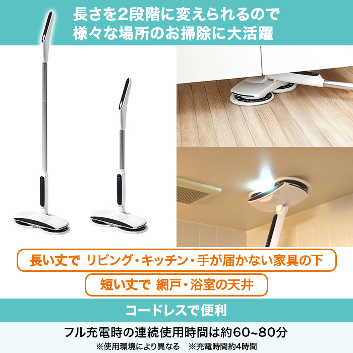 回転モップ すっきりワイパー 特別セット じゅん散歩 テレビ朝日