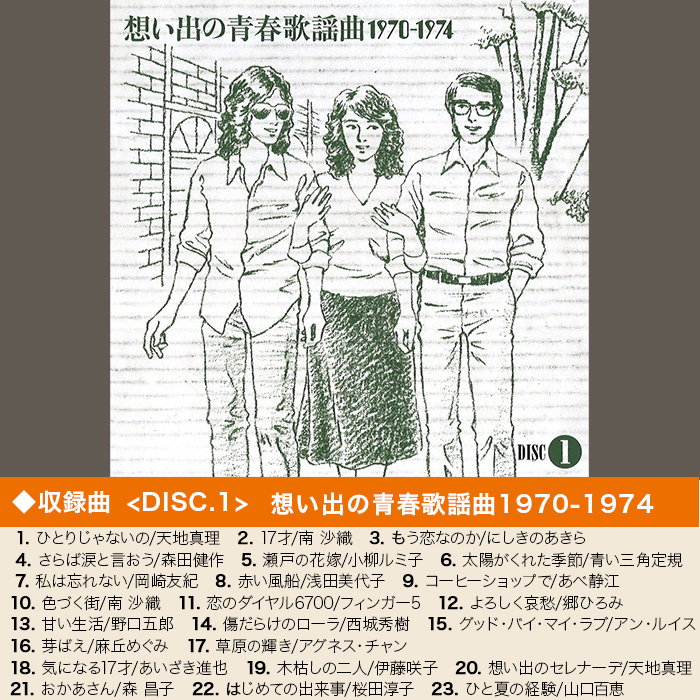 十年十色 - 想い出の歌謡曲1970-1979 (CD-BOX) ニッポンめしあがれ