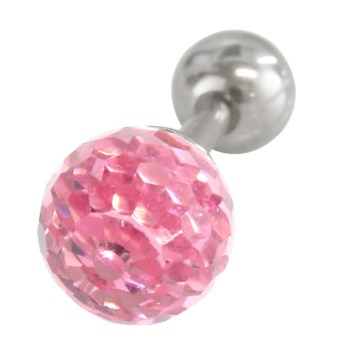 ROQUE（ロキ） ボディピアス 16G 6mm クリスタルカットストレート