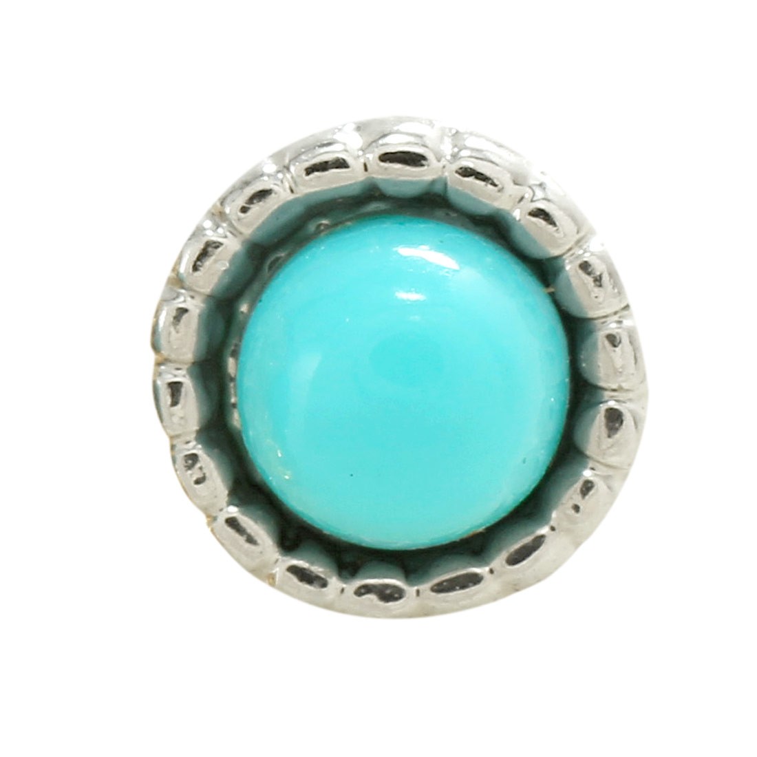 ROQUE（ロキ） ボディピアス キャッチ 18G 16G 14G ターコイズ カラー