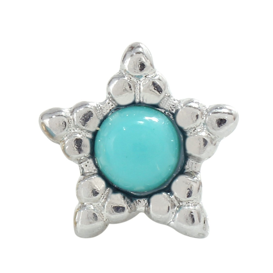 ROQUE（ロキ） ボディピアス キャッチ 18G 16G 14G ターコイズ カラー