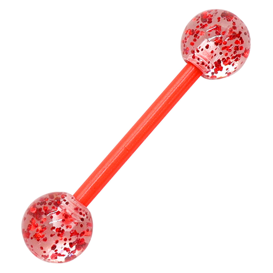 ROQUE（ロキ） ボディピアス 14G アクリル グリッター ストレート