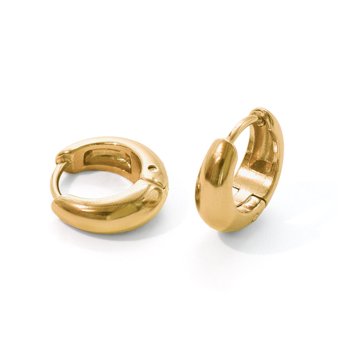 ROQUE（ロキ） (2個SET)ピアス ステンレス ワンタッチ ドロップ フープ