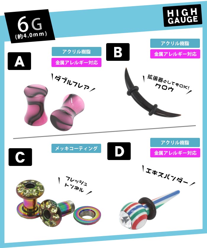 100円ハイゲージ 6G