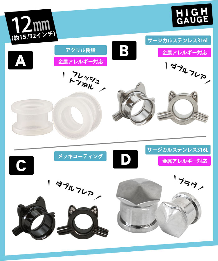 100円ハイゲージ 12mm