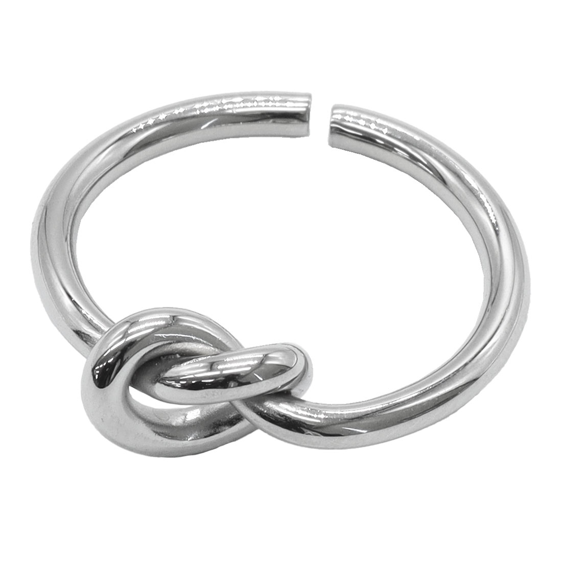 ROQUE（ロキ） ステンレス 結び目 オープンリング 9号 12号 14号 17号