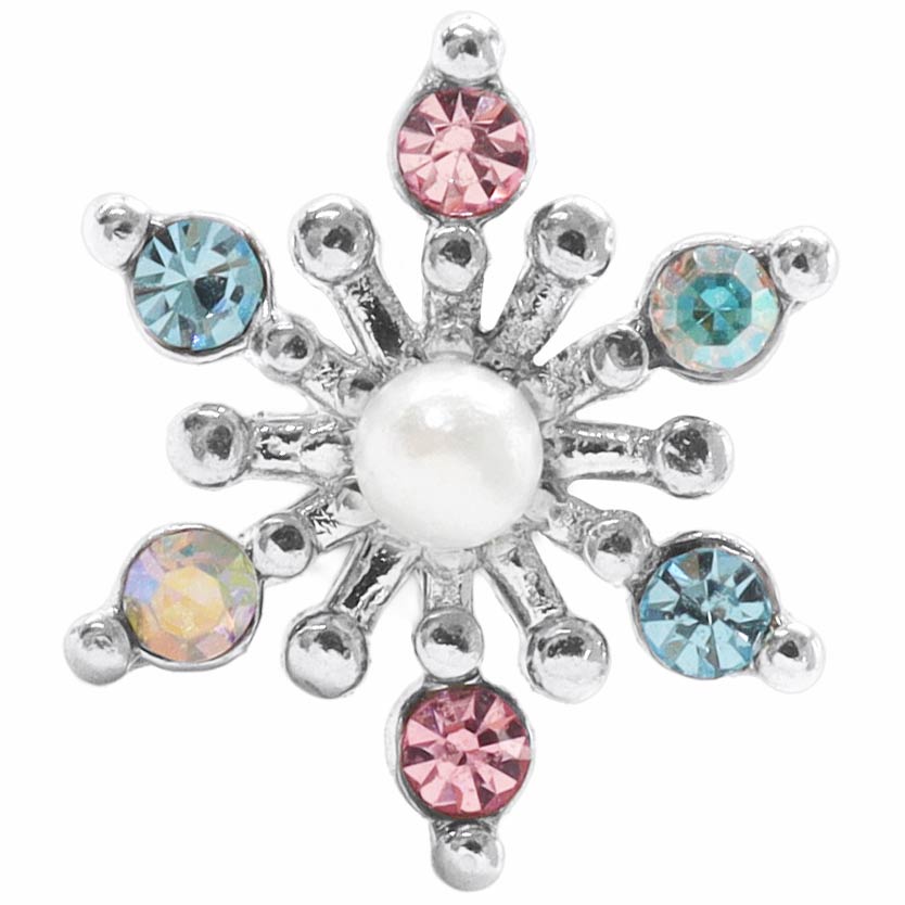 ROQUE（ロキ） ボディピアス 16G クリスタル スノー ジュエル