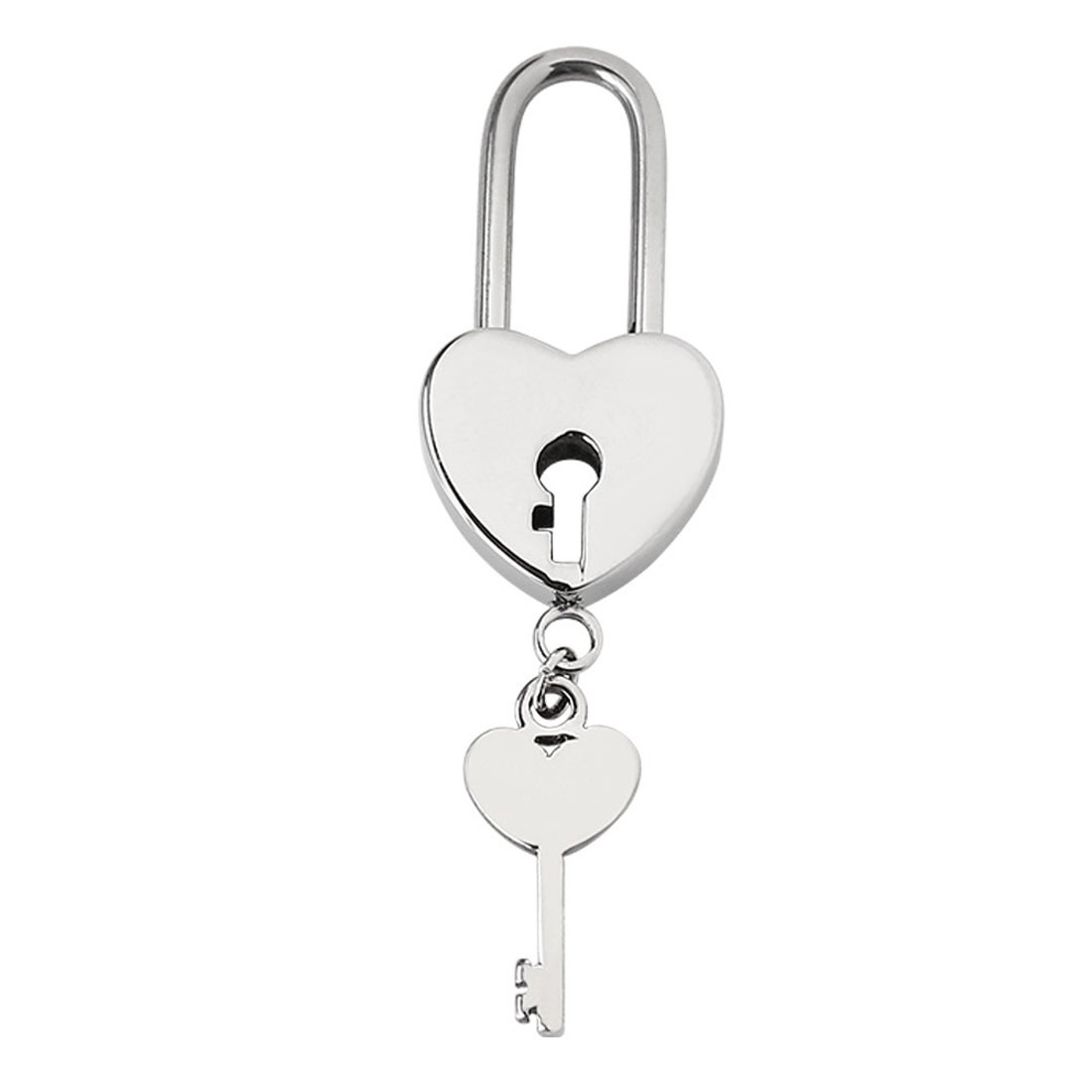 ROQUE（ロキ） ボディピアス 16G 14G ハート南京錠×ハートキーチャーム