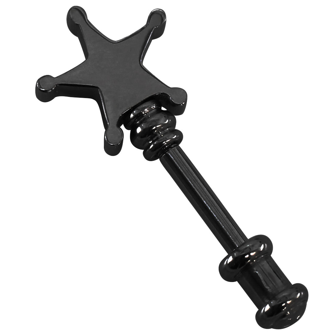ボディピアス 16G 14G 魔法の杖 ストレートバーベル/インダストリアルバーベル(1個売り)(オマケ革命) | ROQUE | 08