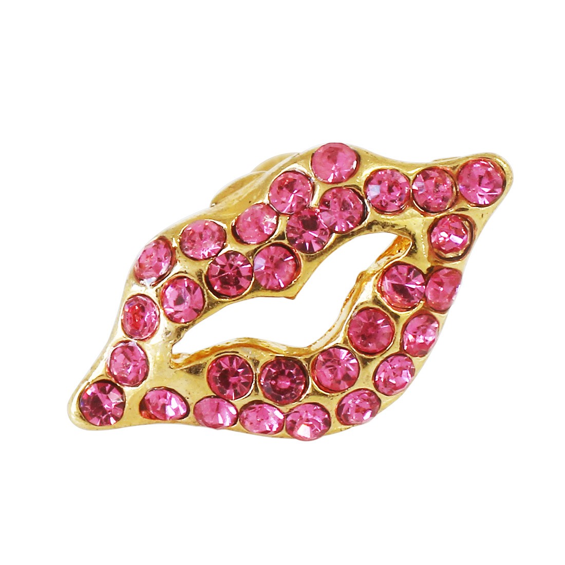 ROQUE（ロキ） ボディピアス 16G 14G リップモチーフパヴェストレート