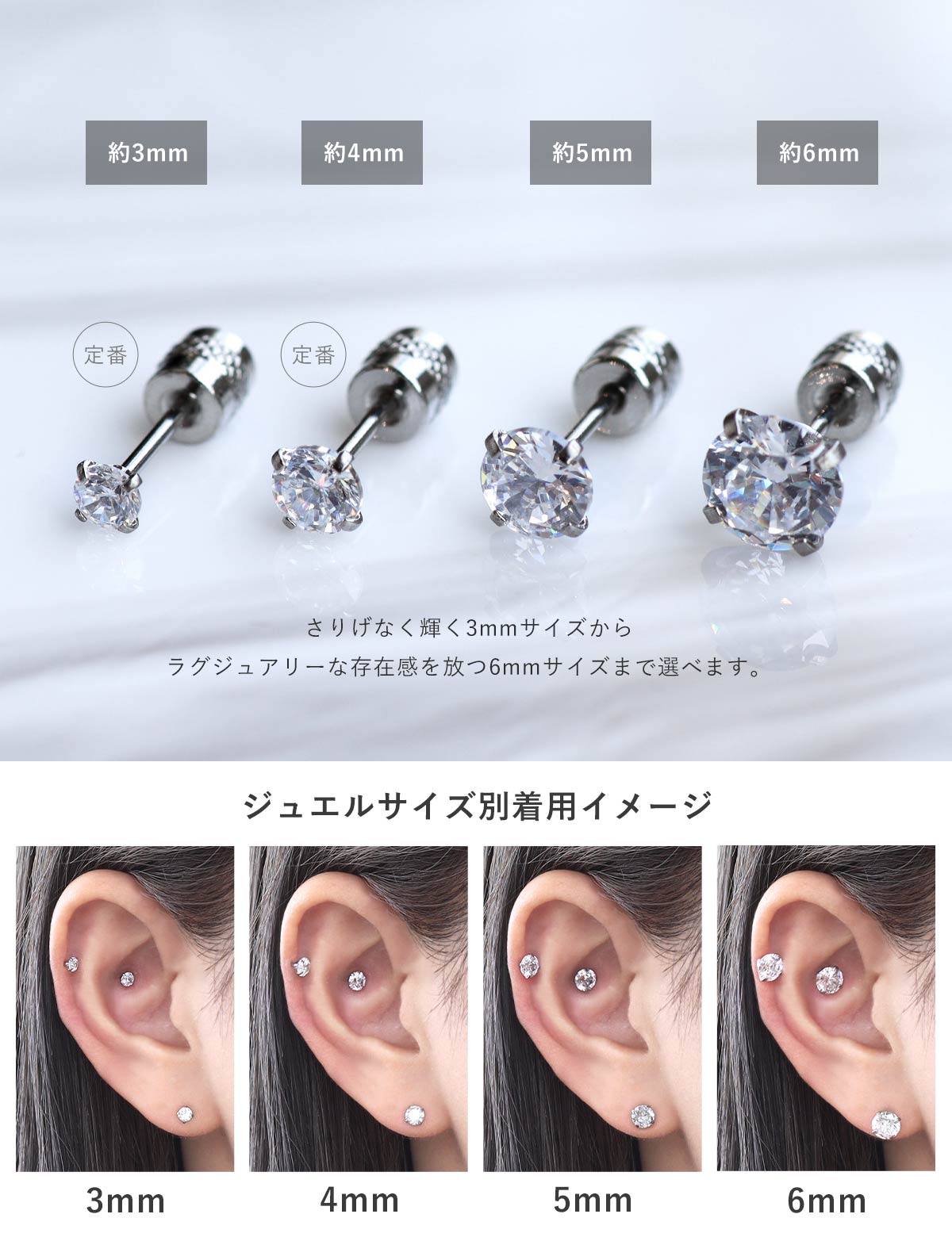 ジュエルサイズ別イメージ