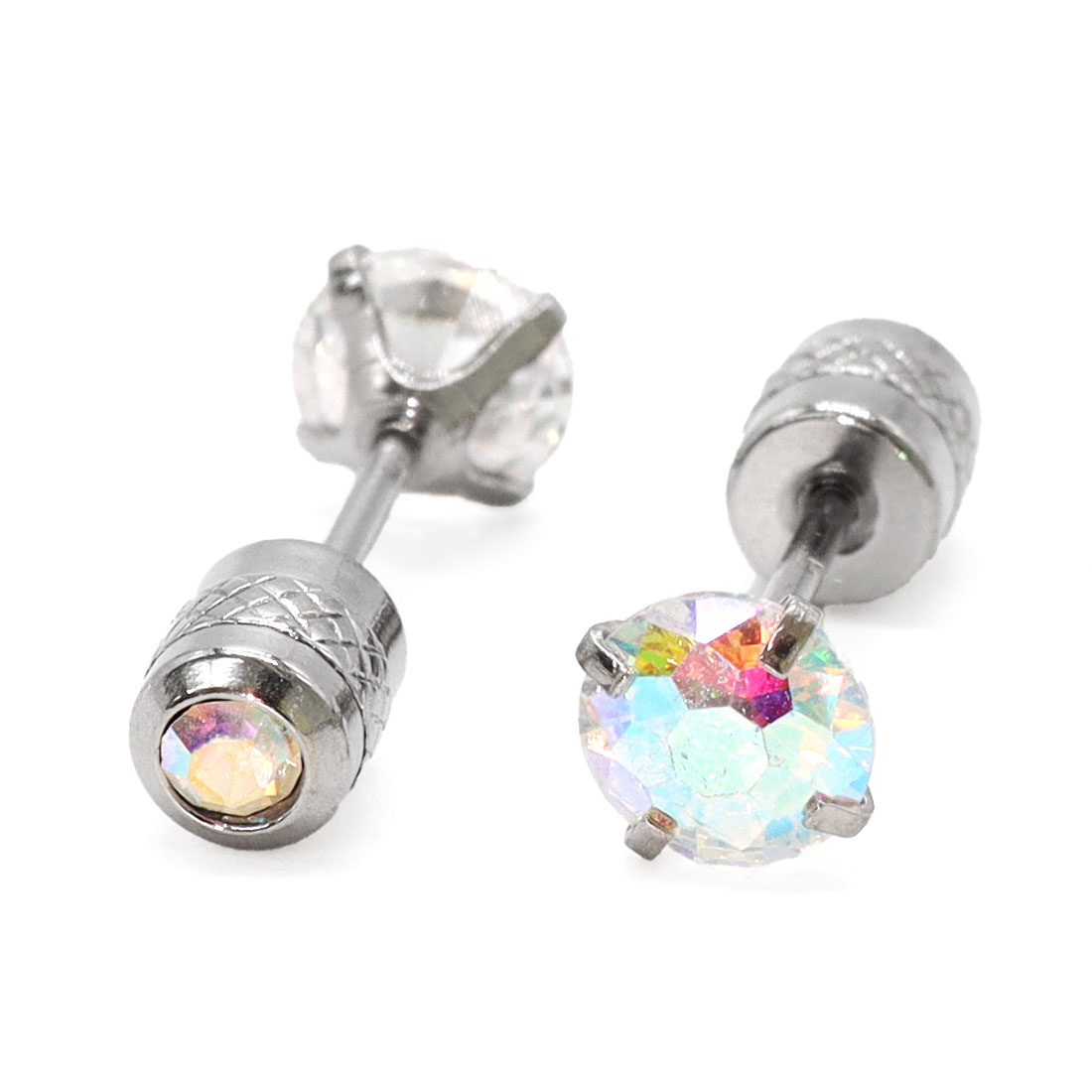 ROQUE（ロキ） (2個SET)ピアス リバーシブル ジュエル 20G ネジ式