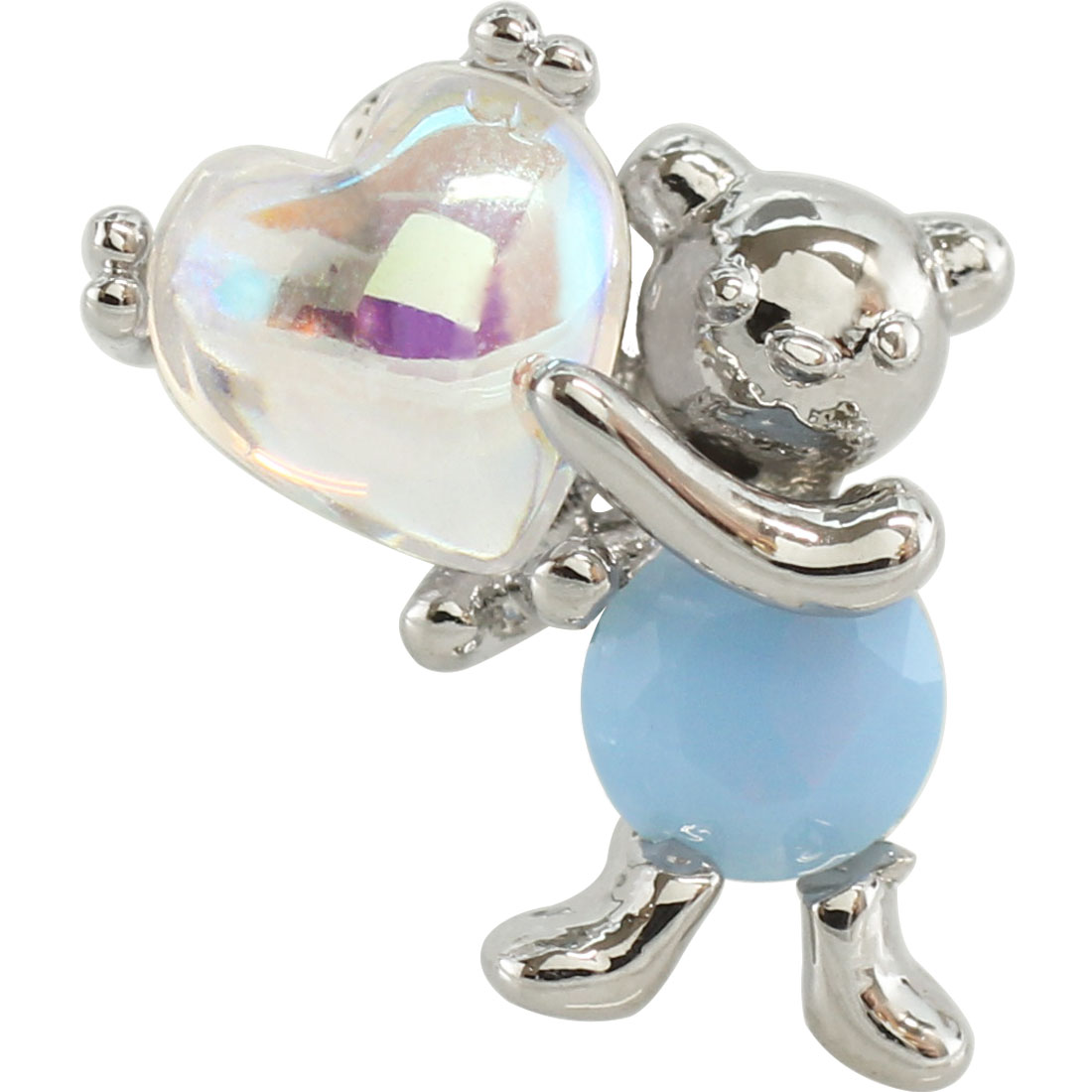 ROQUE（ロキ） ボディピアス 16G ハート ベアーアンドラビット