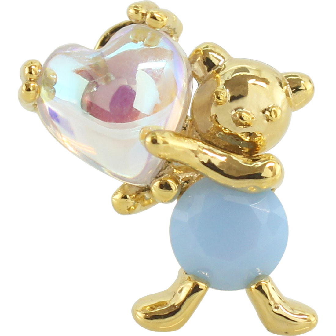 ROQUE（ロキ） ボディピアス 16G ハート ベアーアンドラビット
