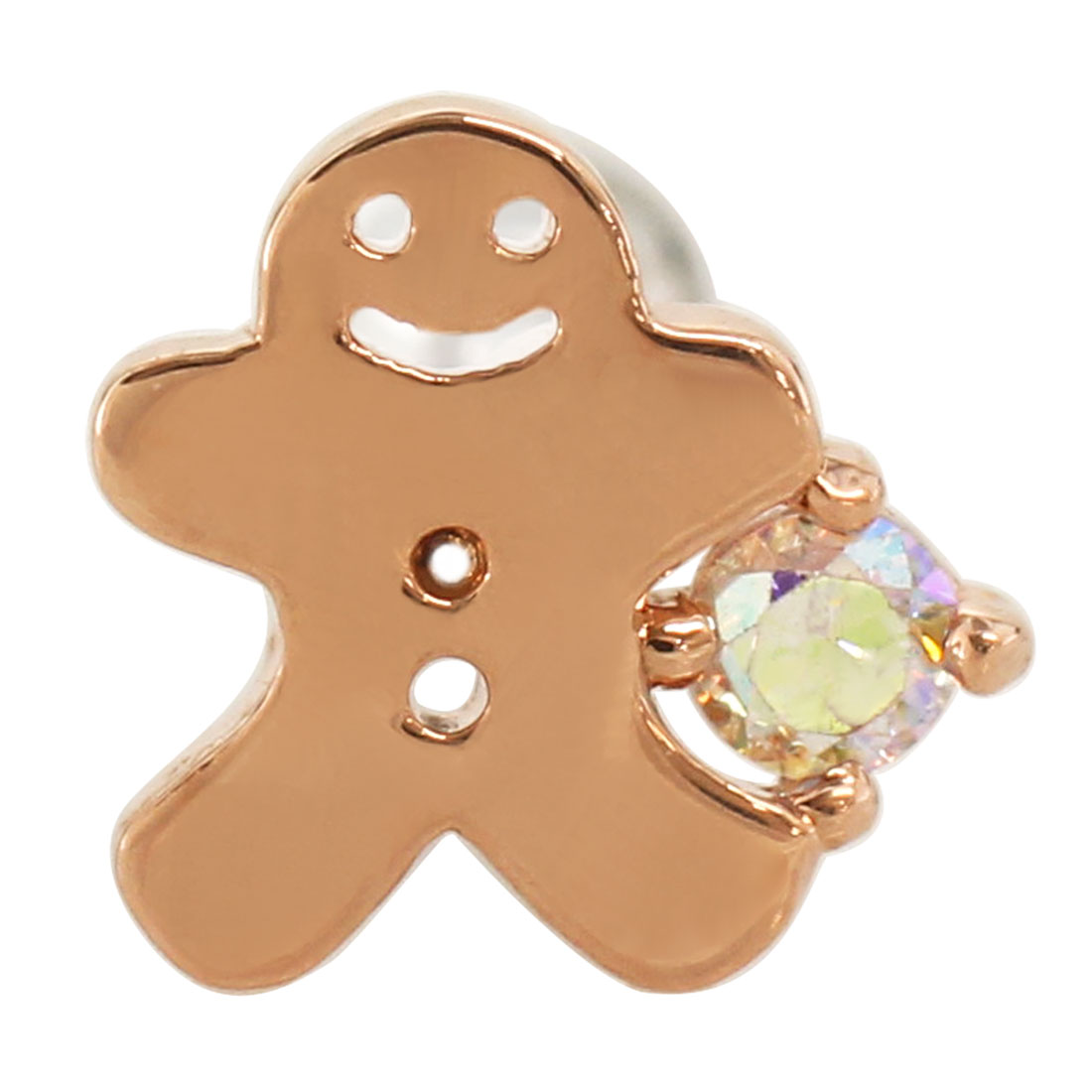 ROQUE（ロキ） ボディピアス 16G ミニジンジャーブレッドマン