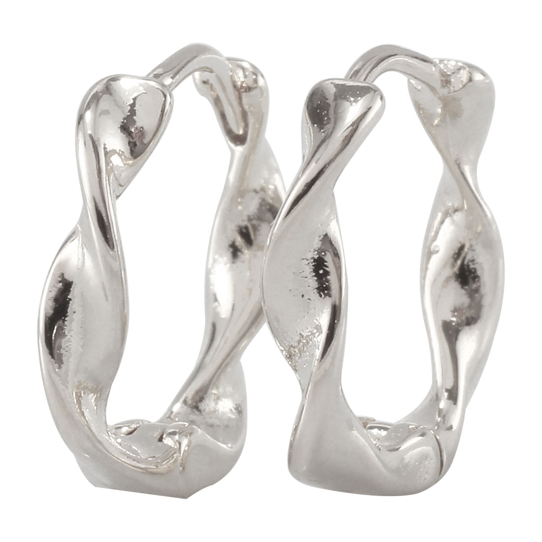 ROQUE（ロキ） (2個SET)フープピアス ウェーブ ツイスト デザイン