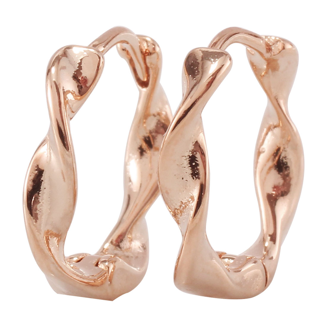 ROQUE（ロキ） (2個SET)フープピアス ウェーブ ツイスト デザイン