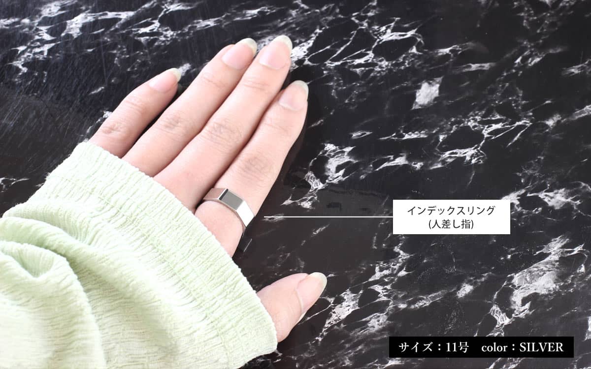 ROQUE（ロキ） 指輪 リング 八角形 太リング ステンレス(1個売り