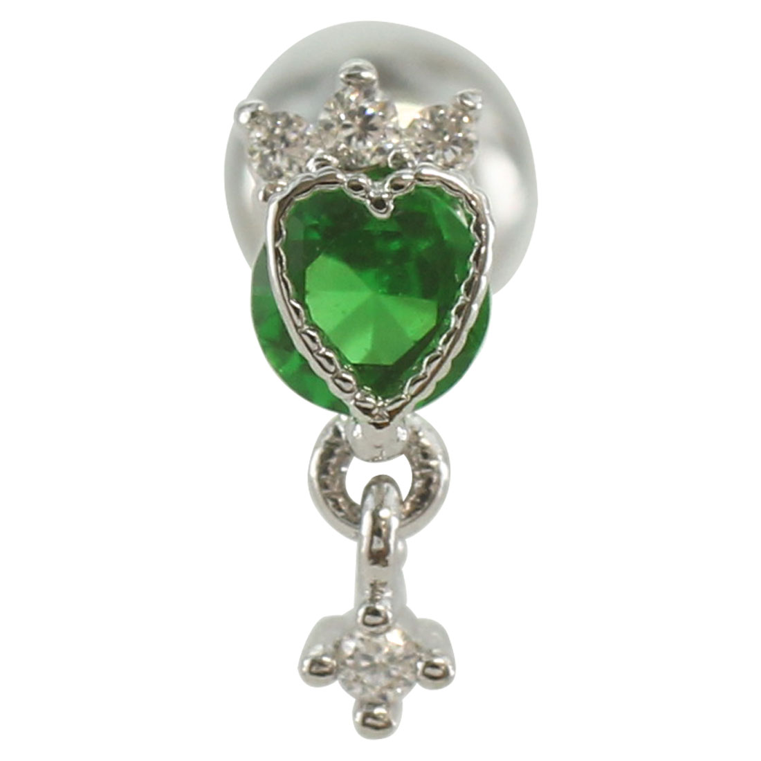 ボディピアス 16G ミニクラウンハートジュエル ストレートバーベル(1個売り)(オマケ革命) | ROQUE | 04