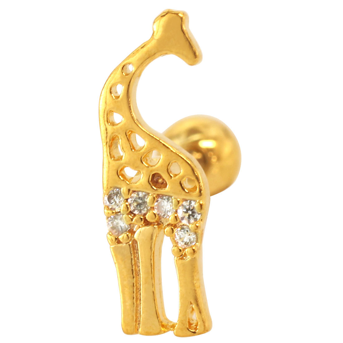 ROQUE（ロキ） ボディピアス 16G キリンジュエル ストレートバーベル(1