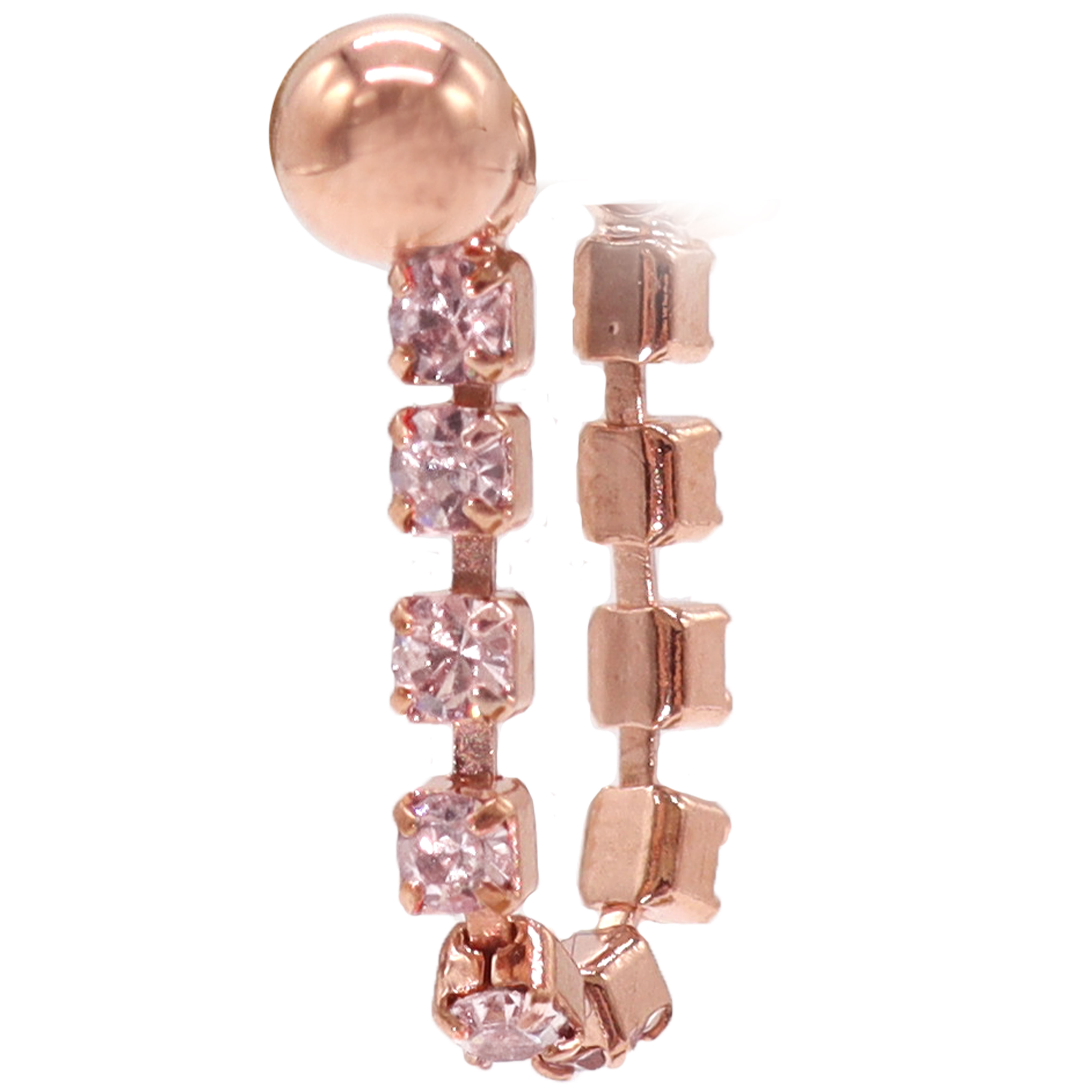 ROQUE（ロキ） ボディピアス 16G ジュエリー チェーン ストレート