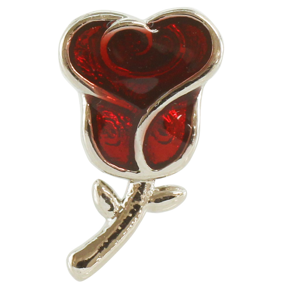 ボディピアス 16G レッド&パープル ローズ ストレートバーベル(1個売り)(オマケ革命) | ROQUE | 01