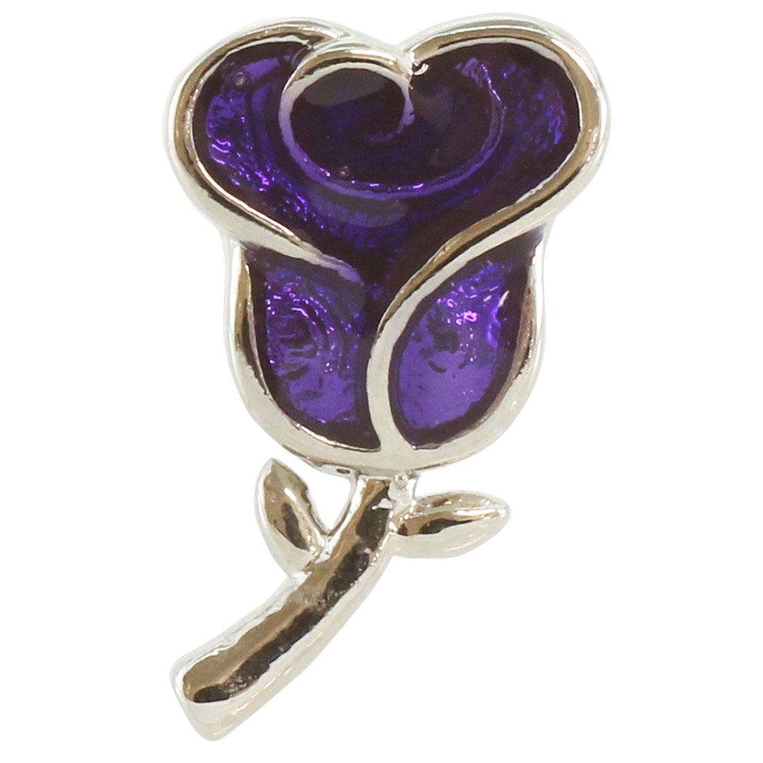 ボディピアス 16G レッド&パープル ローズ ストレートバーベル(1個売り)(オマケ革命) | ROQUE | 04