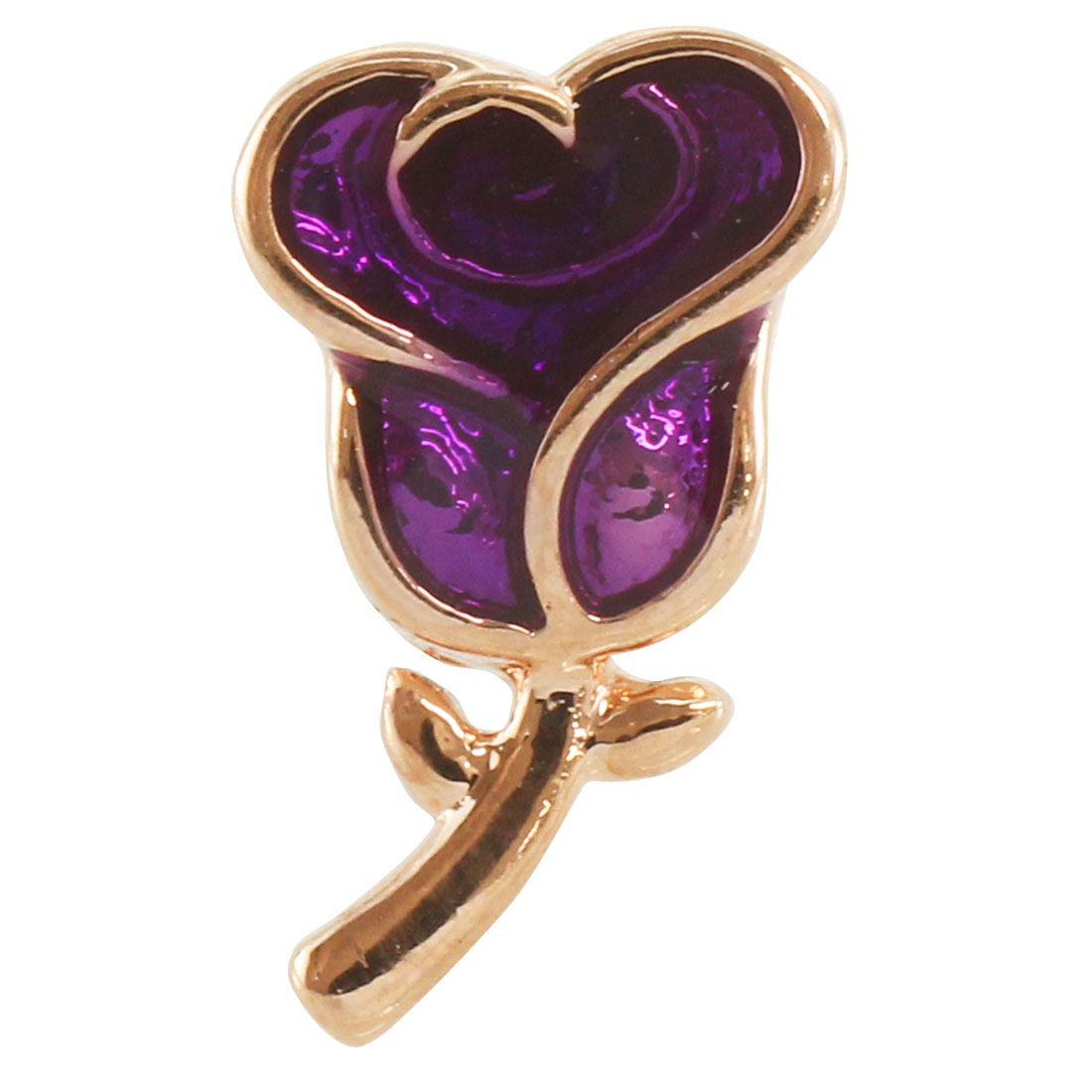 ボディピアス 16G レッド&パープル ローズ ストレートバーベル(1個売り)(オマケ革命) | ROQUE | 06