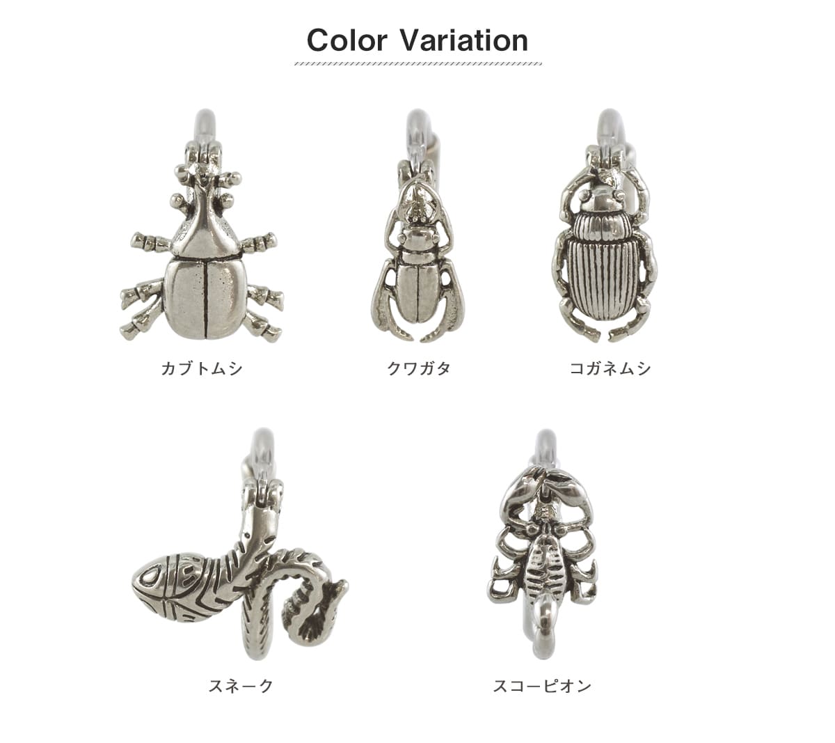 punk アクセサリー Amazon | [P-Rize] 組み合わせ型 3WAY パンク スタッズ