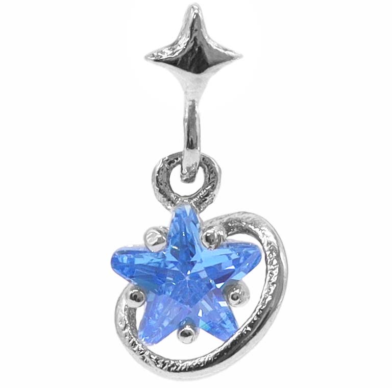 極希少/メロハー◆SUPERSTITIOUS/RIDE ON THE STARS ROQUE（ロキ） ボディピアス 16G ゆらゆら ミニ スター ストレート