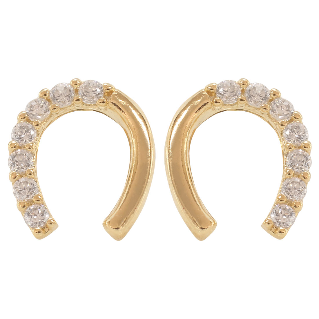 ROQUE（ロキ） (2個SET)ピアス ホースシュー ジュエル スタッドピアス