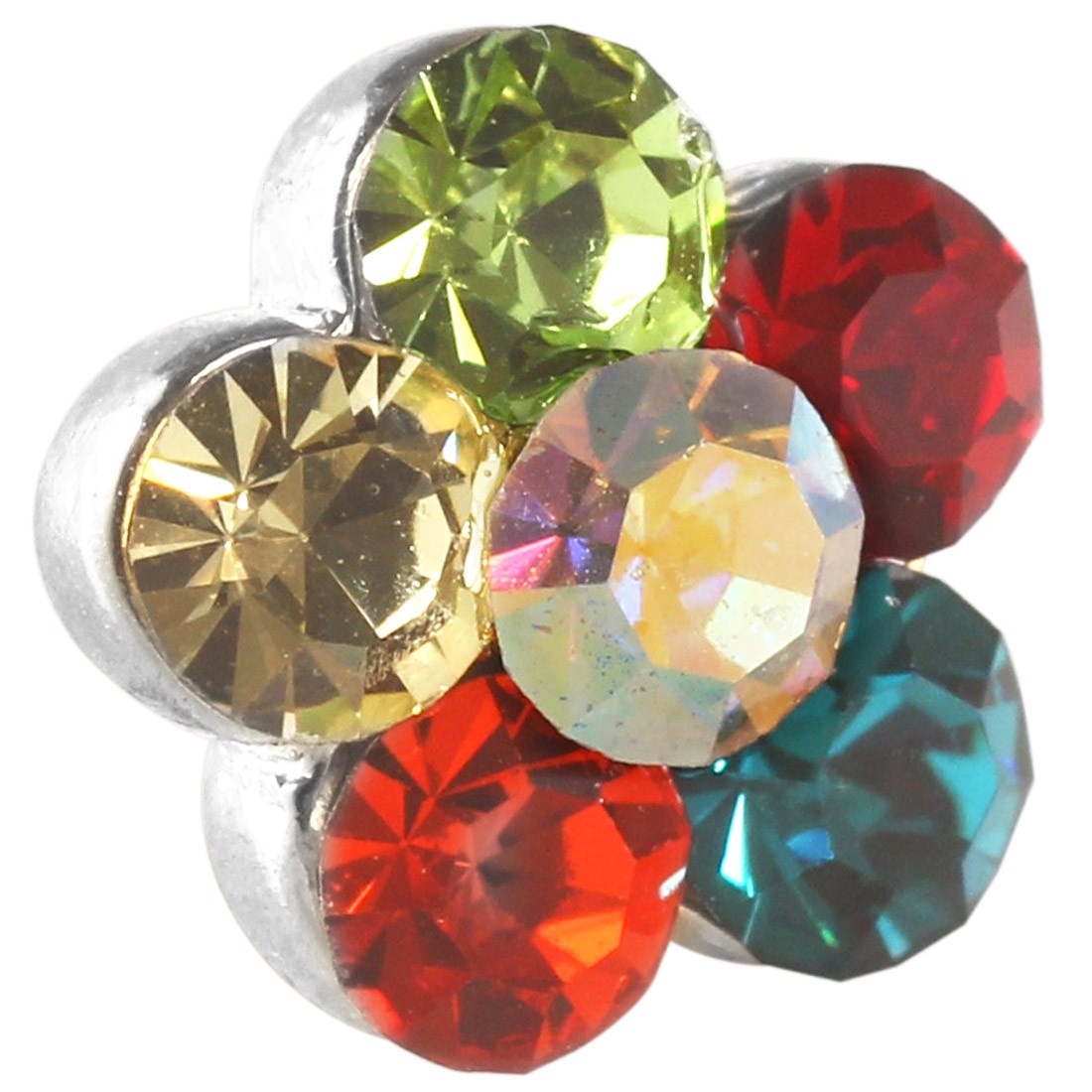 ボディピアス キャッチ 16G 14G フラワージュエル キャッチ(1個売り)(オマケ革命) | ROQUE | 06