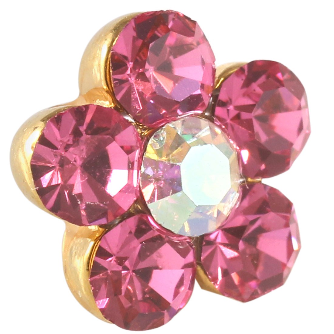 ボディピアス キャッチ 16G 14G フラワージュエル キャッチ(1個売り)(オマケ革命) | ROQUE | 10