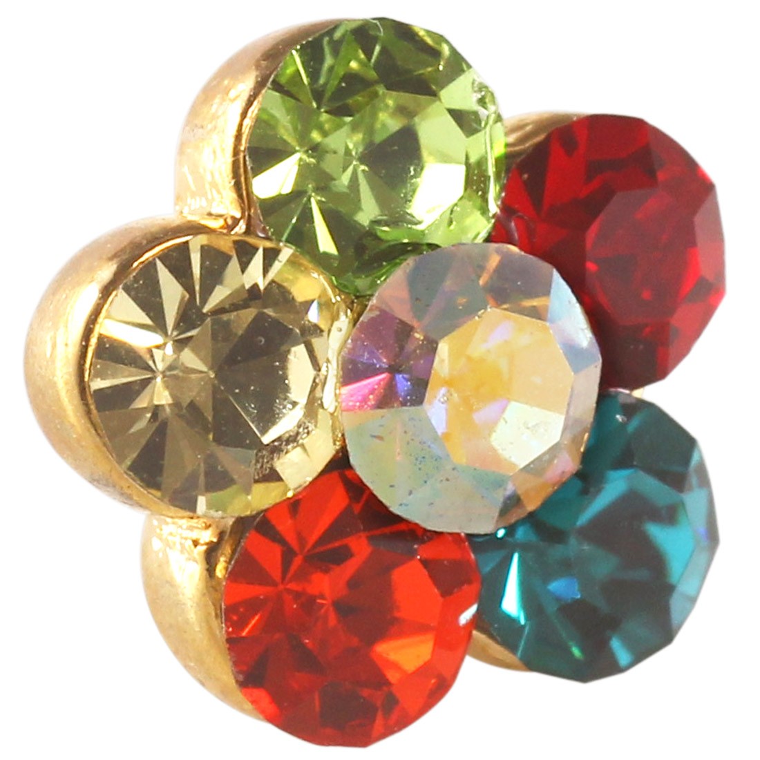 ボディピアス キャッチ 16G 14G フラワージュエル キャッチ(1個売り)(オマケ革命) | ROQUE | 12