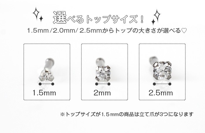 トップサイズ比較
