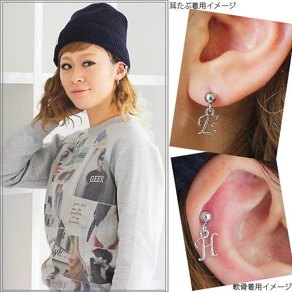 ROQUE（ロキ） 軟骨ピアス ストレートバーベルボディピアス 16G