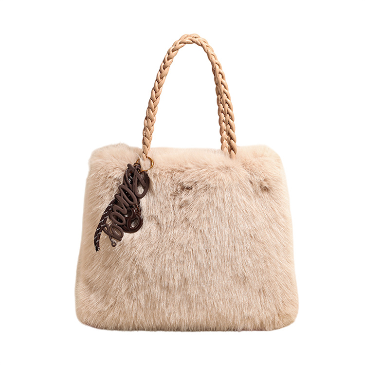 トートバッグ レディース a4 大容量 ファーバッグ トート 軽量