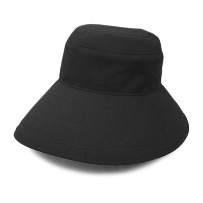 ハット レディース uv 帽子 完全遮光 日焼け防止 プレーン（総遮光）つば13cm ハット UVカット つば広 接触冷感 制菌加工