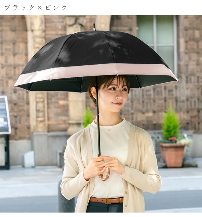 日傘 完全遮光 長傘 uv 晴雨兼用 1級遮光 100% 涼しい おしゃれ 遮熱 軽量 コンビ ショ...