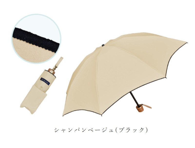 日傘 完全遮光 折りたたみ uv 軽量 晴雨兼用 3段 折りたたみ傘 遮光 100% 1級遮光 遮熱 涼しい おしゃれ プレーン 50cm