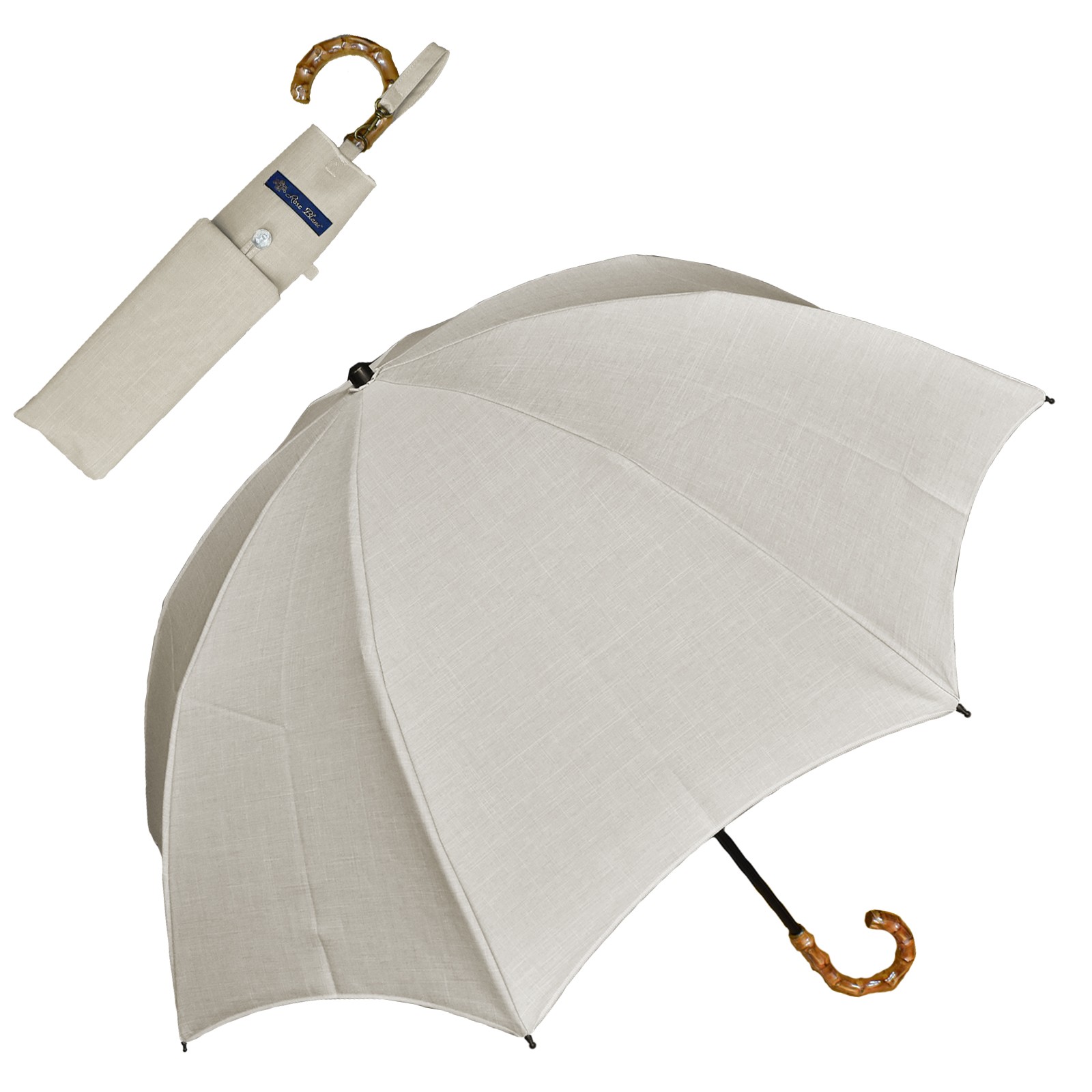 日傘 完全遮光 折りたたみ uv 晴雨兼用 軽量 2段 折りたたみ傘 100％ 涼しい プレーン 5...
