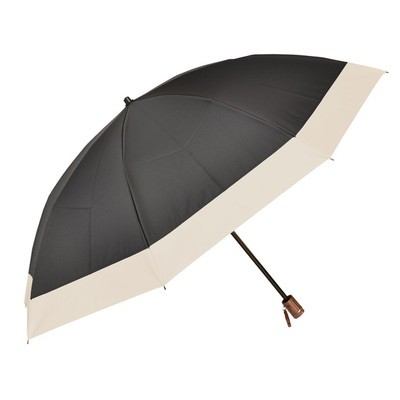日傘 完全遮光 折りたたみ uv 100％ 2段 晴雨兼用 折りたたみ傘 涼しい 1級遮光 男女兼用 ラージ 60cm コンビ (傘袋付)