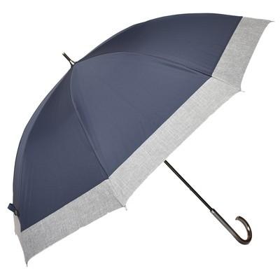 日傘 メンズ 完全遮光 uv 100％ 晴雨兼用 長傘 涼しい 遮熱 軽量 65cm コンビ ダンガリー メンズ ロサブラン｜roseblanc｜03
