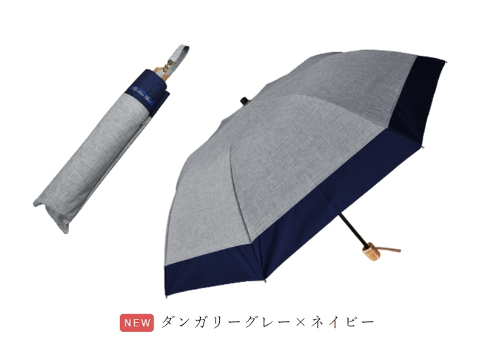 ロサブラン 日傘 折りたたみ 完全遮光 uv 晴雨兼用 軽量 2段
